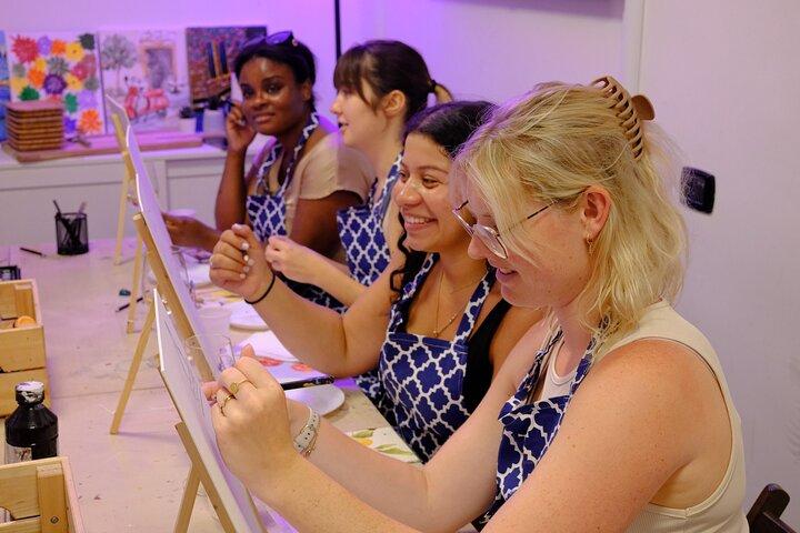 Roma Pintura para grupos pequeños y vino ilimitado con pizza