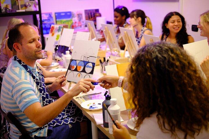 Roma Pintura para grupos pequeños y vino ilimitado con pizza