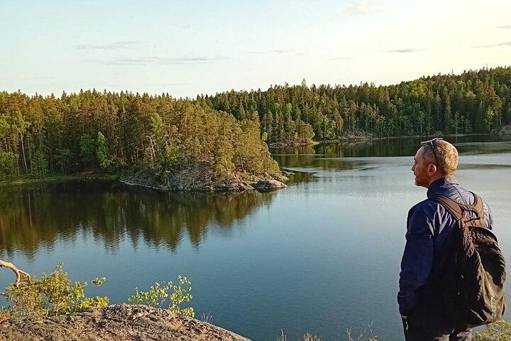 Estocolmo: Caminata al atardecer en el Parque Nacional Tyresta con comida