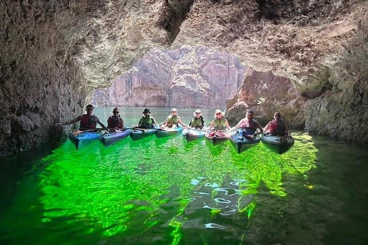Small Group Guided Colorado River and Emerald Cave Kayak Tour
