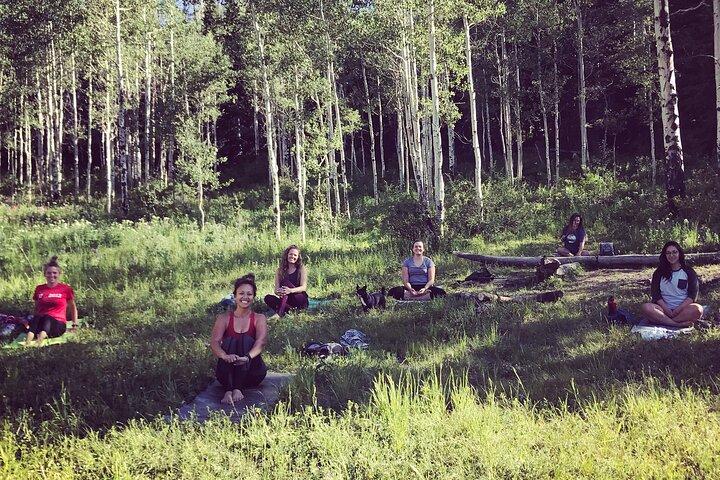 Meditation i bjergene i Utah