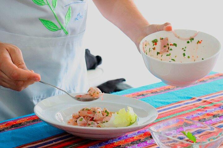 Peruansk matlagningskurs, lokal marknadstur och exotisk fruktprovning