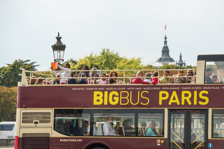 Paris Big Bus Hop-on Hop-off and Seine River Cruise