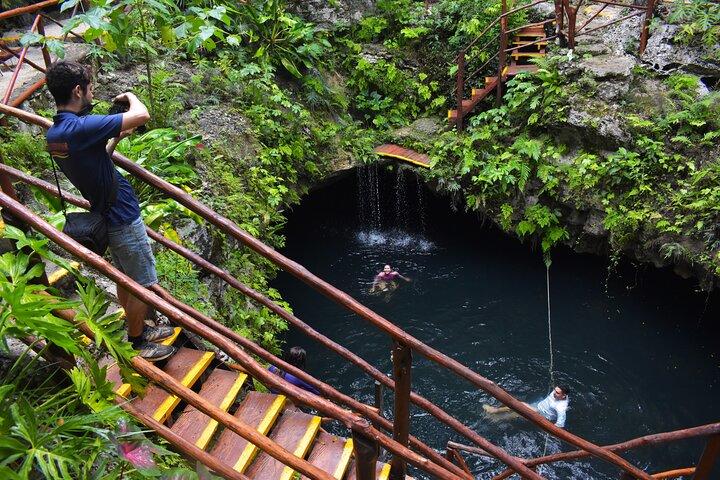 Vivez l'aventure dans 3 cénotes dans la jungle !