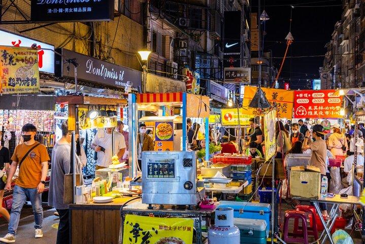 Visite privée à pied du marché nocturne de Raohe de 2 heures avec un guide