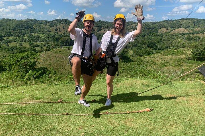 Zip line med 7 vandfald