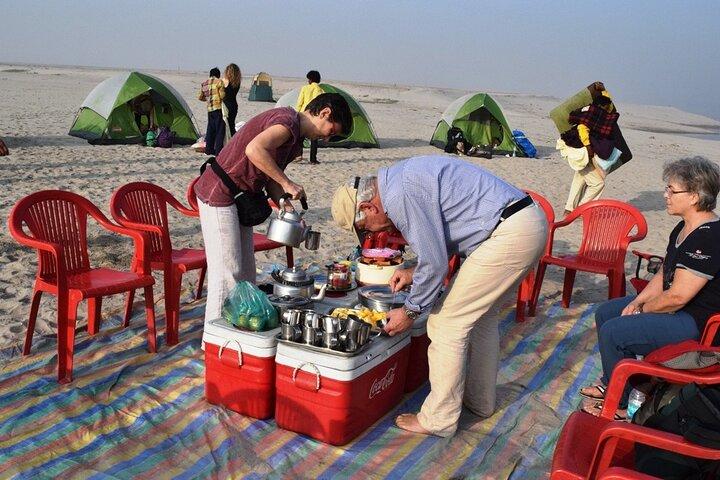 Sejlads og camping på Ganges