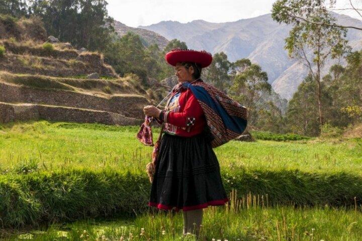 Sacred Valley: Kuper Bajo Weaving Experience, Chinchero och Moray