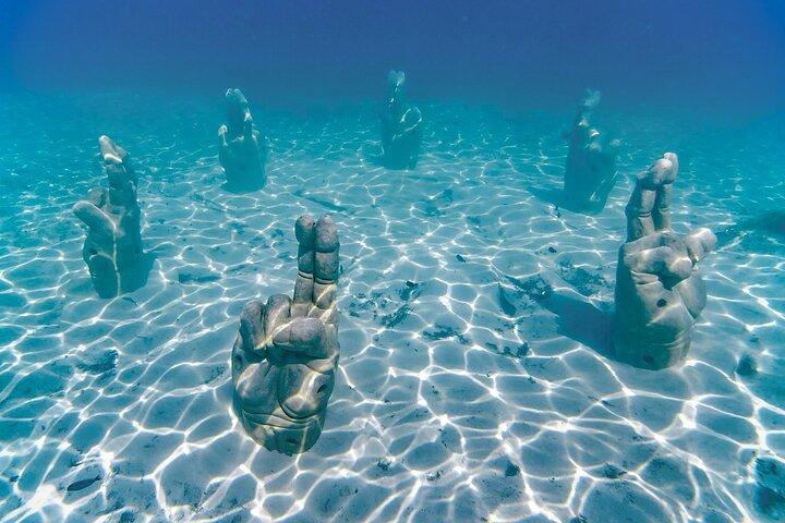 Entdecken Sie Isla Mujeres auf einer All-Inclusive-Katamarantour