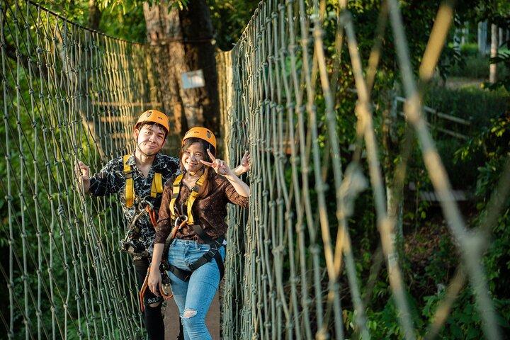 Zipline-Abenteuer in Luang Prabang