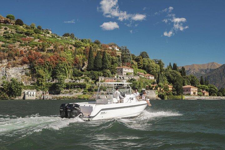 4 Hours Private Boat Cruise on Lake Como