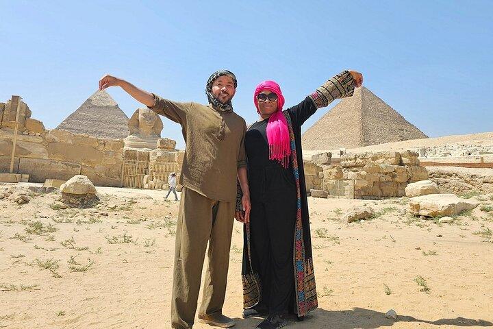 Tour privato Giza Pyramids Sphinx con fotografo professionista