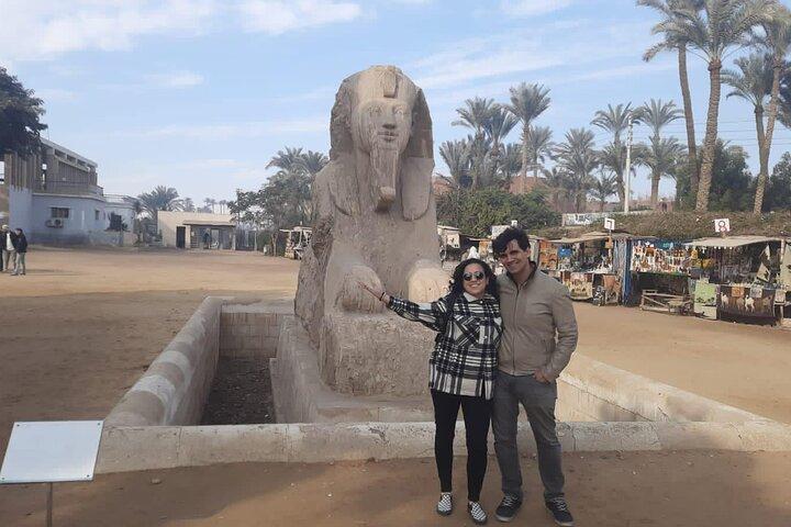 Privé All Inclusive Piramides van Gizeh, Memphi, Saqqara, Lunch & Kamelen
