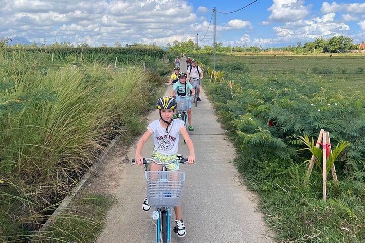 HOI AN Biking Vegetable Village, Basket Boat, Coconut Forest