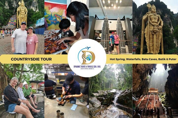 Countryside Tour Waterfall, Hot Springs & Batu Caves With Lunch