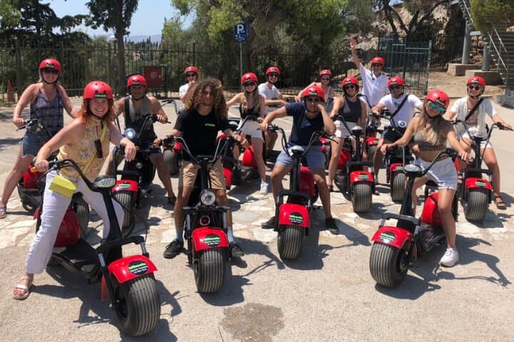 Athens Acropolis Official E-Scooter Guided Tour Fat E-Bike