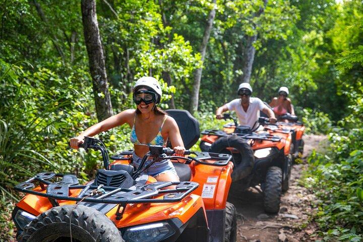 ATV Single, ruines de Tulum et cénote souterrain de Cancún