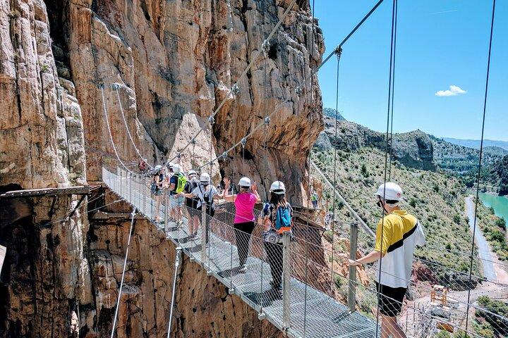 De Málaga: passeio Caminito del Rey com transporte privado
