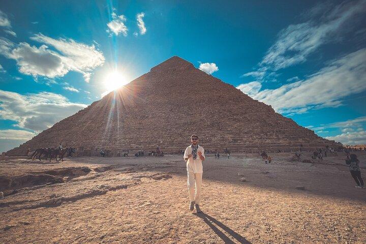 Halvdagstur til Giza Pyramids Valley Temple & Sphinx