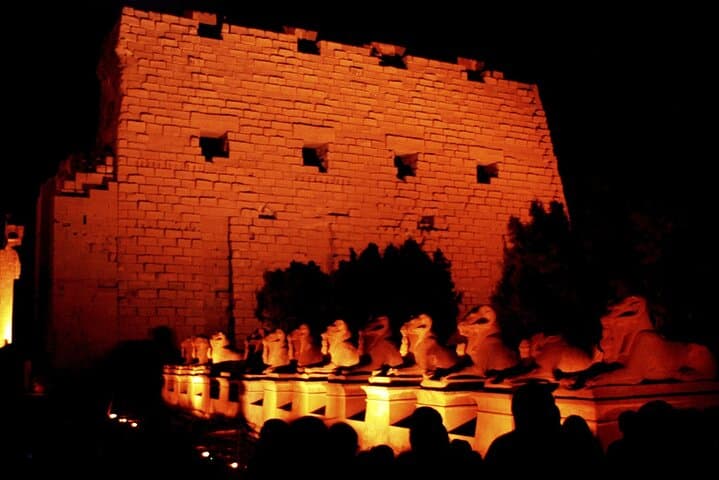 Karnak Sound and Light Show of Luxor with Private Transport