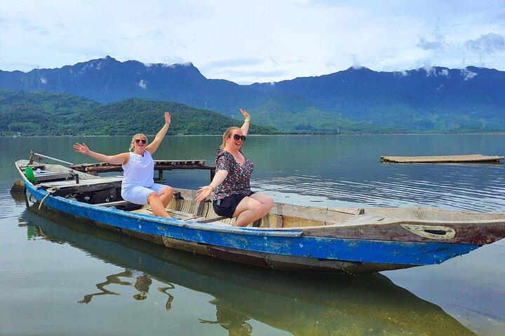 Hue naar Hoi An met privéauto via Hai Van Pass, Golden Bridge, Marble Mountains