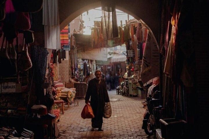 Tour de compras en Marrakech Souks con un guía