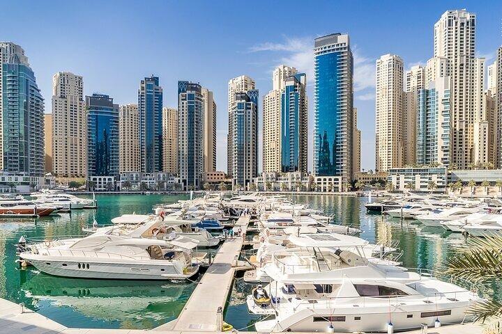 Dubai: Marina Luxury Yacht com café da manhã e fotografia
