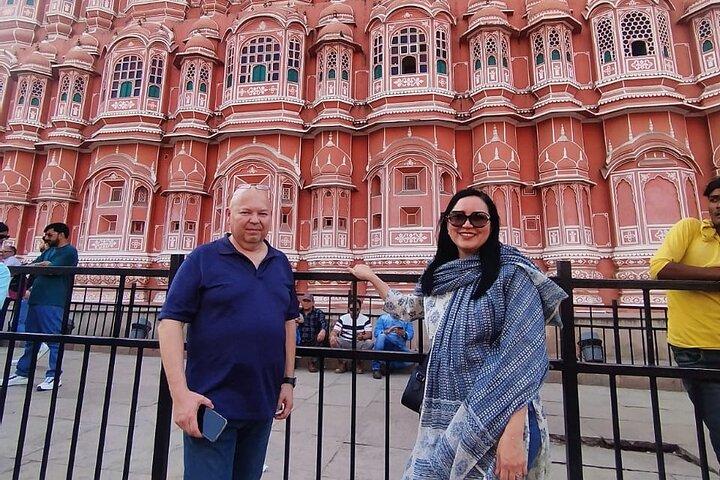 Full Day Jaipur Sightseeing Tour i privat bil med guide