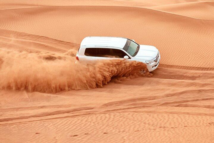 Evening Dubai Desert Safari, Red Sand, Premium camp shows & Diner