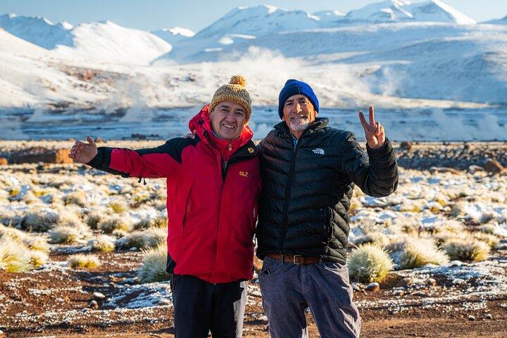 Visita privada ao gêiser Tatio, café da manhã no Geyser Blanco.