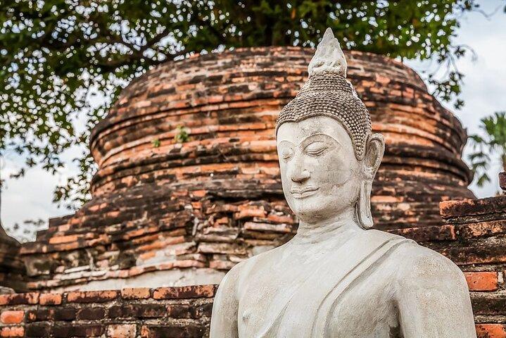 Tour na Ferrovia Maeklong, Mercado Flutuante e Ayutthaya
