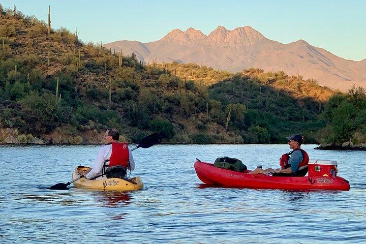 2,5 timers Kayaking & Paddle boarding på Saguaro Lake