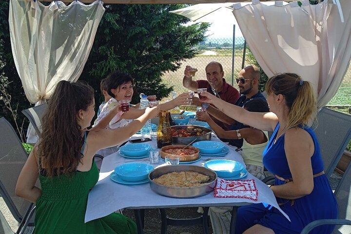 5時間ギリシャ料理教室と農場Aでの食事