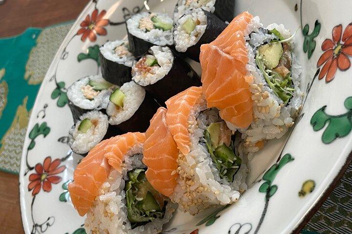 Small Group Sushi roll and Tempura Cooking Class in Nakano