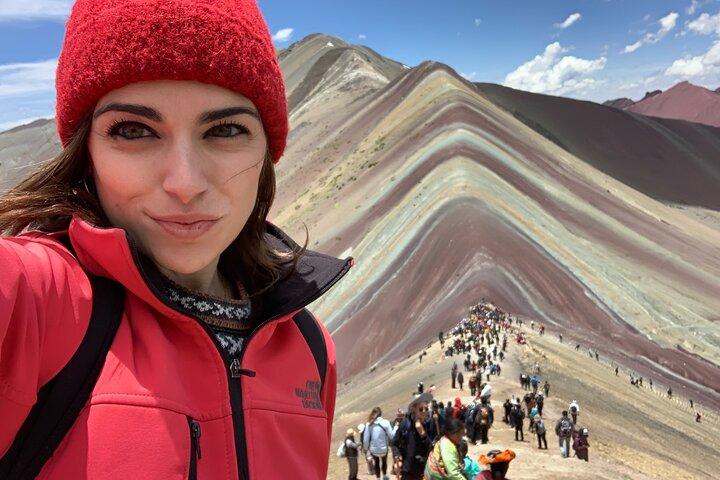 Rainbow Mountain Liten grupp heldagsvandring från Cusco med måltider