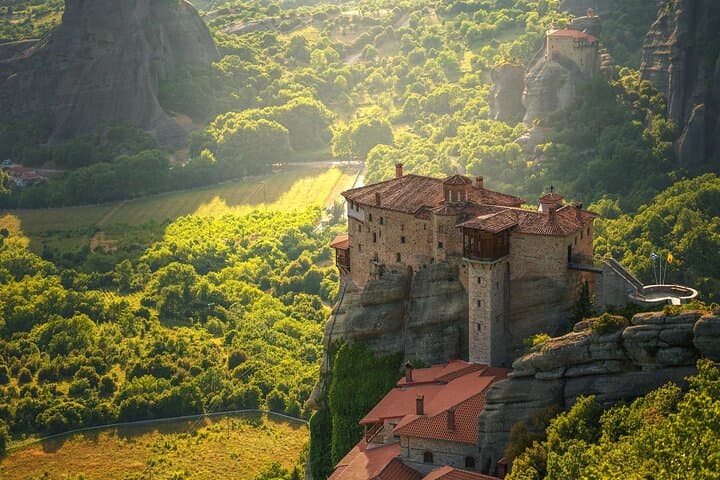 Athens to Meteora monasteries & hidden gem a cave from 130.000BC