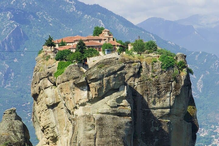 Athens to Meteora monasteries & hidden gem a cave from 130.000BC