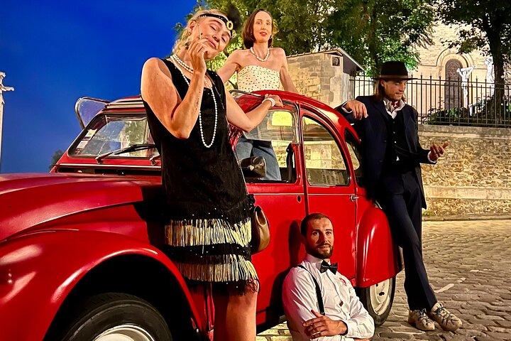 夜のパリの魔法を体験:2 時間の象徴的な 2CV ツアー