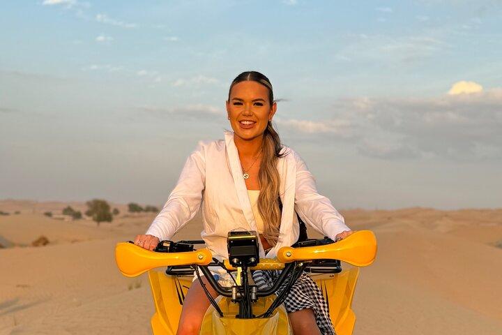 Morning Safari Dune Bashing ATV Bikes Camel Ride Sandboarding