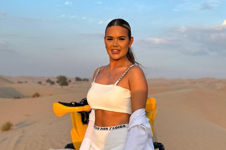 Morning Safari Dune Bashing ATV Bikes Camel Ride Sandboarding