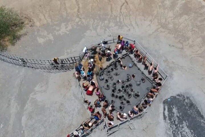 Tour to Mud Volcano with Pool and Beach with Lunch Included