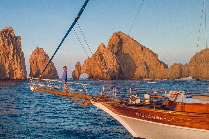 Romantic Sailboat Sunset: Live Music, Premium Bar & Dinner - Cabos