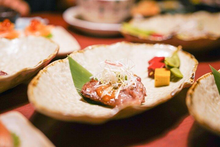 Kyoto Premium Night Foodie Tour i Gion (9 + retter + Sake smagninger)