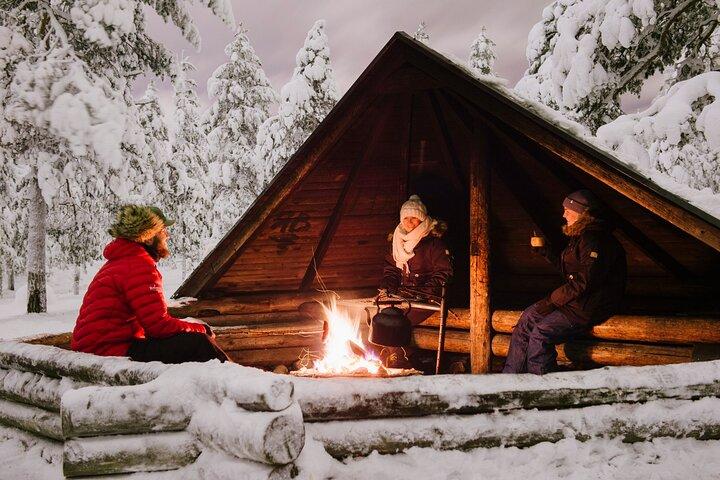 Northern Lights Hunt Inclusief snacks op kampvuur vanuit Rovaniemi