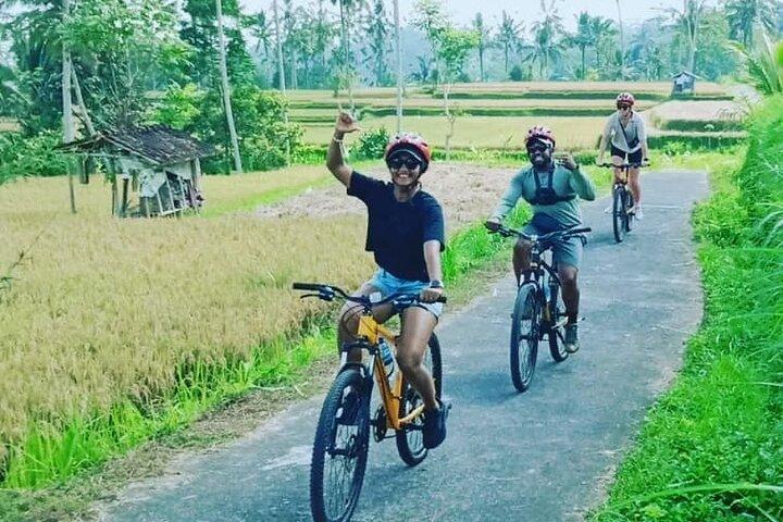 Downhill da Kintamani Cycling Tour condivisi a Ubud