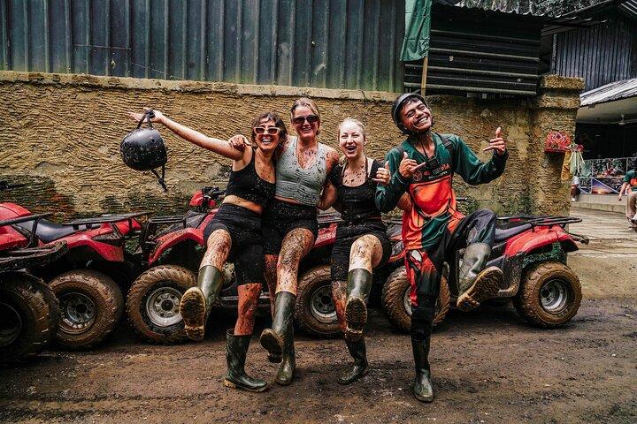ATVクワッドバイクとホワイトウォーターラフティング(ウブドバリ)