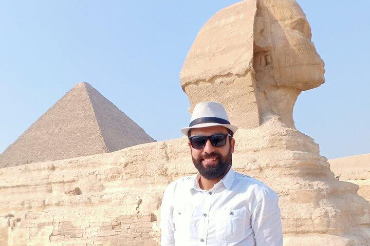 Luxus geführte Reise zu Giza Pyramiden, Panorama, Tal Tempel, Sphinx
