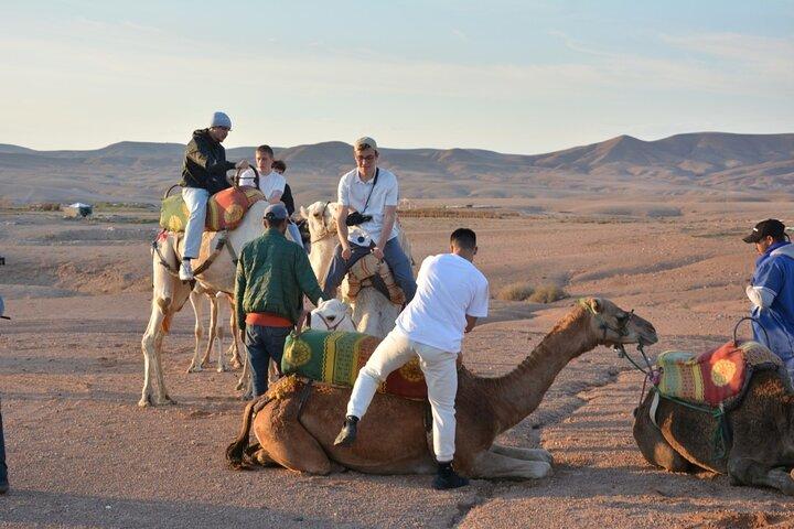 Magical Sunset, Camel ride & Private Dinner in Agafay Desert