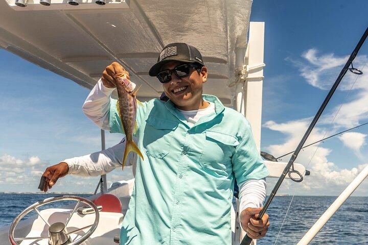 Angelabenteuer in Puerto Morelos mit einem 26-Fuß-Boot