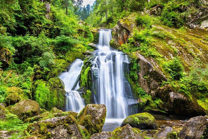 チューリッヒからドイツの黒い森とスイスのラインの滝への旅